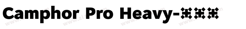 Camphor Pro Heavy字体转换 Camphor Pro Heavy字体转换